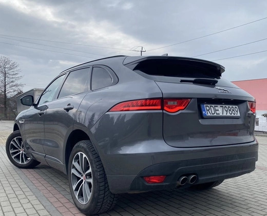 Jaguar F-Pace cena 97800 przebieg: 140000, rok produkcji 2017 z Dębica małe 172